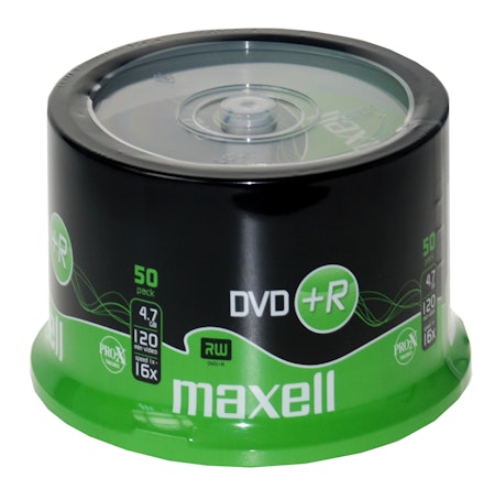 Maxell 16x DVD+R 4,7GB  50 stk
