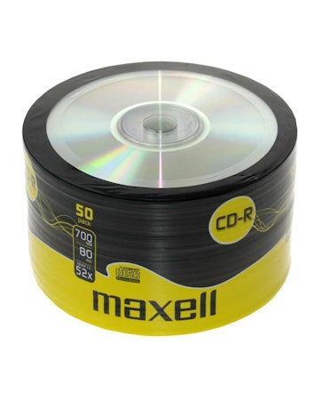 Maxell CD-R 52X 50 stk shrink