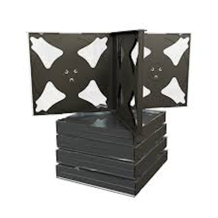 Mediarange Cd cover 24mm med plass til 6 plater 1 stk