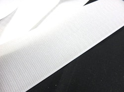 B372 Kardborrband 50 mm vit (hård) (1m)