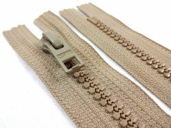 D080 Blixtlås Opti delrin 38 cm ej delbar 6 mm beige