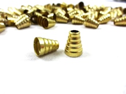 S018 Snoddstopp metall guld (1 st/ fp)