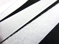 B336 Kardborrband 20 mm vit (komplett) (25 m)