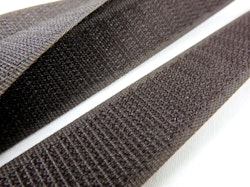 B336 Kardborrband 20 mm brun (hård) (25 m)