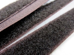 B336 Kardborrband 20 mm brun (mjuk) (25 m)