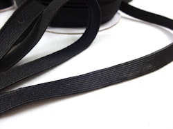 R306 Vävd resår 10 mm svart (100 m)