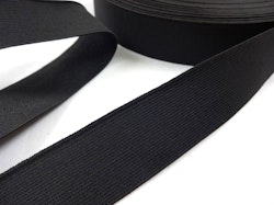 R306 Vävd resår 30 mm svart (25 m)