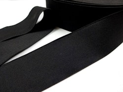 R306 Vävd resår 50 mm svart (25 m)
