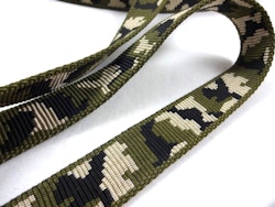 B441 Polypropylenband Kamouflage 25 mm grön (50 m)