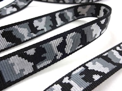 B441 Polypropylenband Kamouflage 25 mm svart (50 m)