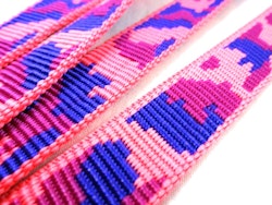 B441 Polypropylenband Kamouflage 20 mm rosa (50 m)