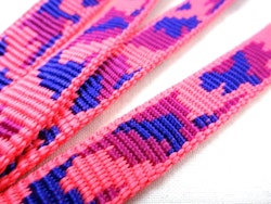 B441 Polypropylenband Kamouflage 15 mm rosa (50 m)