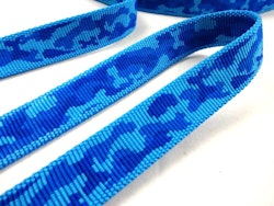 B442 Polypropylenband Kamouflage 25 mm blå (50 m)