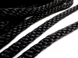 B457 Flätat rep 8 mm svart (10 m)