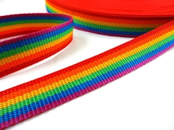 B467 Polypropylenband 25 mm regnbåge (50 m)