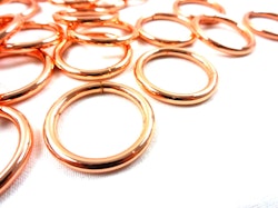 S250 O-ring 20 mm roséguld (10/50 st)