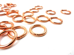 S250 O-ring 15 mm roséguld (10/50 st)