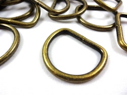S251 D-ring 30 mm antikguld (10/50 st)