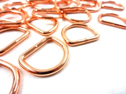 S251 D-ring 20 mm roséguld (10/50 st)