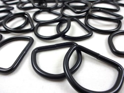 S251 D-ring svart 30 mm (10/50 st)