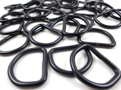 S251 D-ring svart 20 mm (10/50 st)