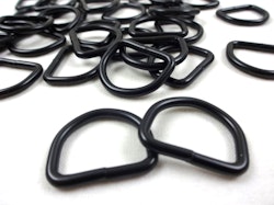 S251 D-ring svart 20 mm (10/50 st)