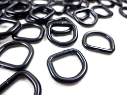 S251 D-ring svart 13 mm (10/50 st)