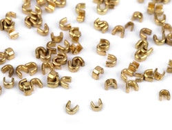 D150 Blixtlås Toppstopp 5 mm guld (10-100 g)