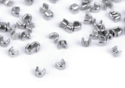 D150 Blixtlås Toppstopp 3 mm nickel (10-100 g)