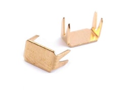 D151 Blixtlås Bottenstopp 5 mm guld (10-200 g)
