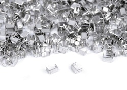 D151 Blixtlås Bottenstopp 3 mm nickel (10-100 g)