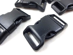 S487 Klickspänne frosttåligt 20 mm svart (50 st)