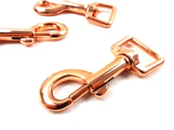 S549 Karbinhake 20 mm roséguld (10 st)