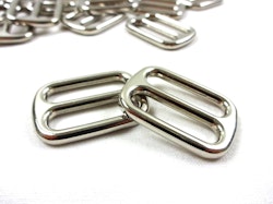 S611 Spännare metall 25 mm nickel (10/50 st)