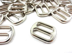 S611 Spännare metall 16 mm nickel (10/50 st)
