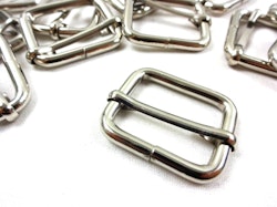 S612 Rörlig spännare metall 25 mm nickel (10/50 st)