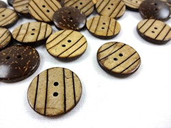 K373 Kokosknapp Rand 23 mm (10/50 st)