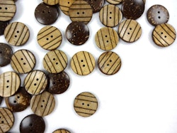 K373 Kokosknapp Rand 23 mm (10/50 st)