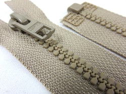 D057 Blixtlås 60 cm Opti delrin delbar 6 mm beige