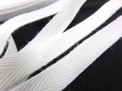 B600 Bomullsband vit(10-50 mm) (50 m)