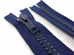 D014 Blixtlås delrin 14 cm ej delbar 9 mm mörkblå