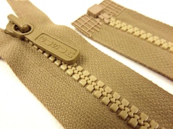 D042 Blixtlås 74 cm Gusum delrin delbar 6 mm beige