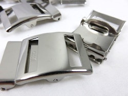 S145 Militärspänne 25 mm silver (2:a sort)(10 st)