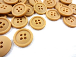 K112 Knapp 15 mm beige