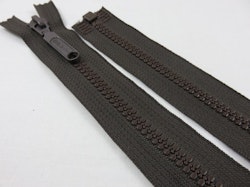 D055 Blixtlås 50 cm Opti delrin delbar 6 mm brun