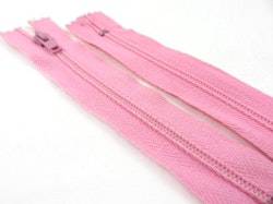 D106 Blixtlås 12 cm 4 mm spiral ej delbar rosa
