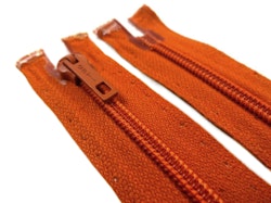 D104 Blixtlås 15 cm Opti 4 mm spiral ej delbar brun