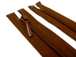 D105 Blixtlås 15 cm Opti 4 mm spiral ej delbar brun