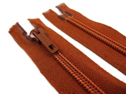 D104 Blixtlås 15 cm Opti 4 mm spiral ej delbar brun