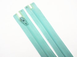 D072 Blixtlås 15 cm Opti 4 mm spiral ej delbar ljus aqua